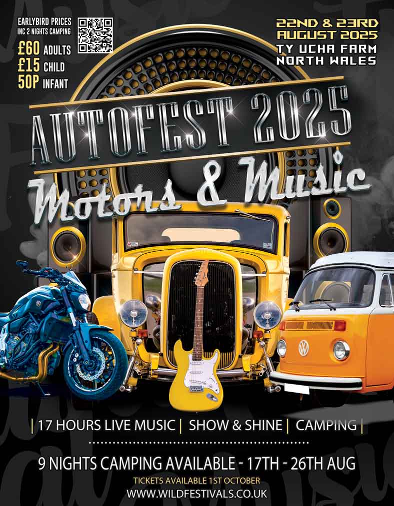 North Wales Autofest Family Music Festival, Car, Motorbike and Motorhome Show