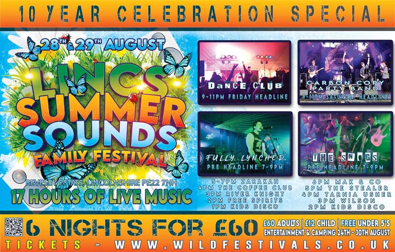 Lincolnshire Summer Sounds 2026 Family Music Festival