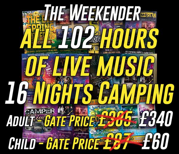 Wild Festivals 2026 Season ticket events banner