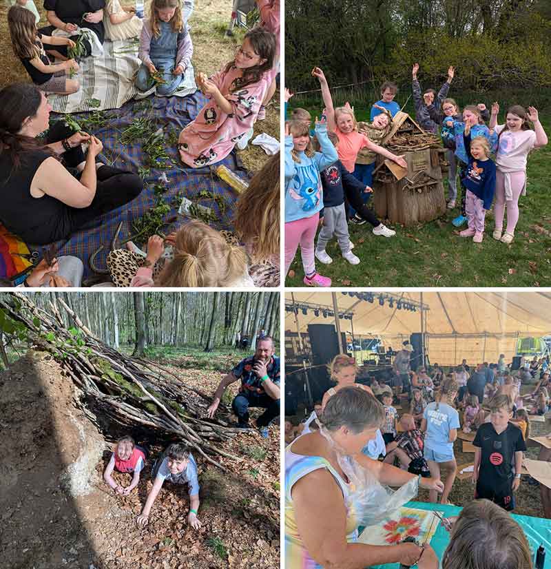 Wild Festivals glitter night girls